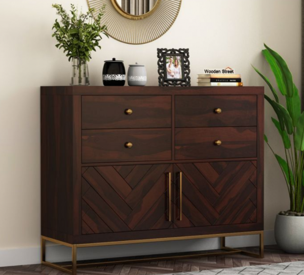 Laci atau Box Penyimpanan dengan Motif Klasik